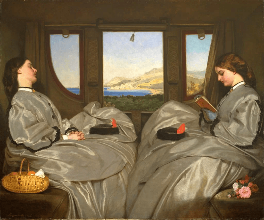 Augustus Leopold Egg, The Traveling Companions, 1862